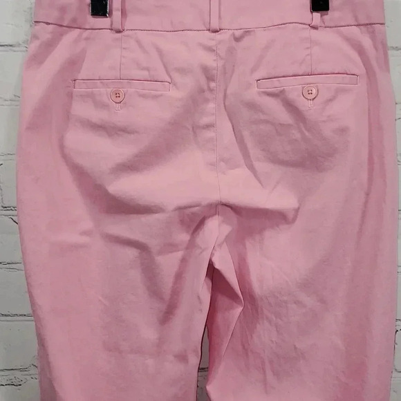 Talbots Womens Curvy Fit Pink Flat Front Size 6 - Picture 7 of 14